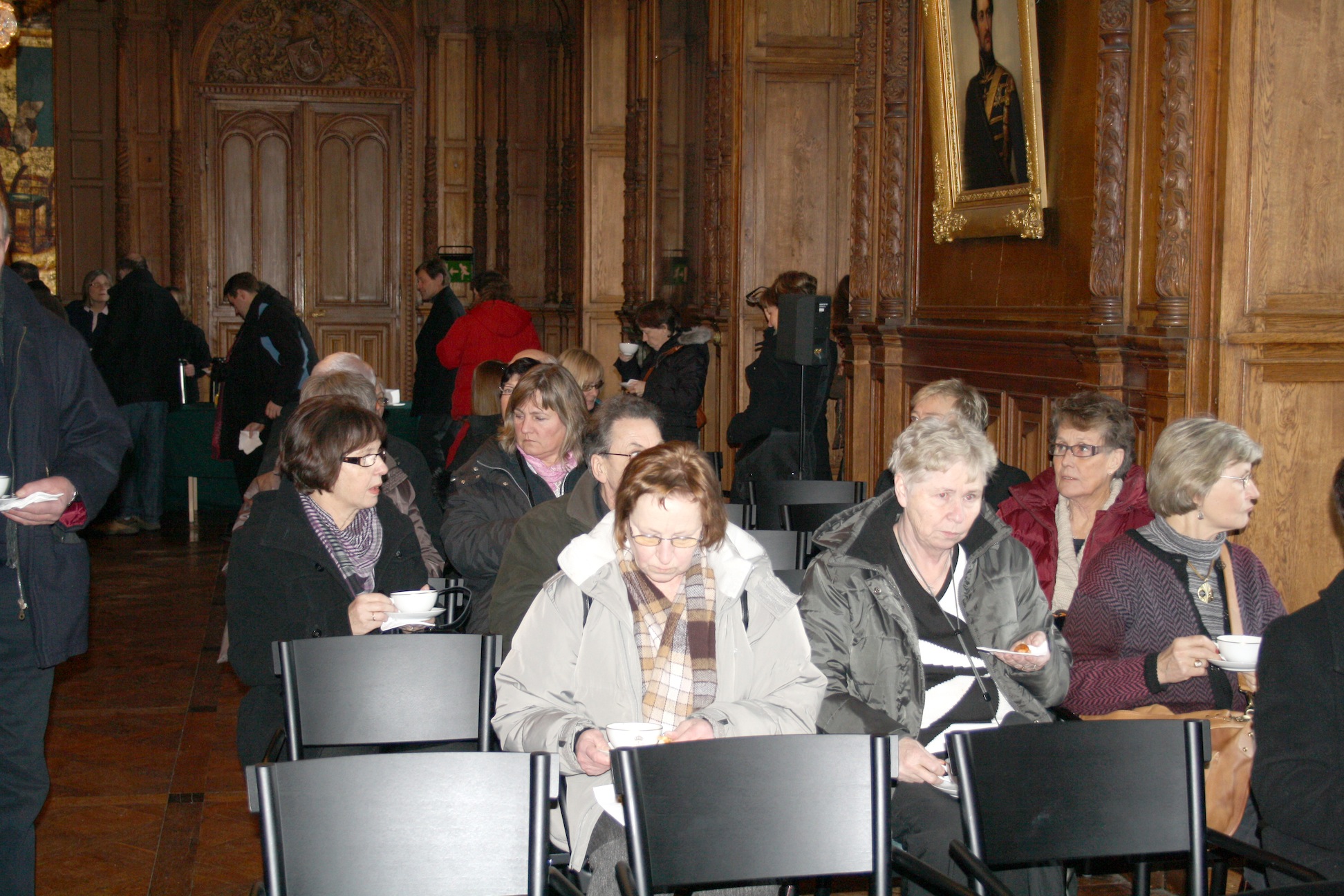 Föglö Hembygdsförenings besök på Slottet i Stockholm 23.1.2010.