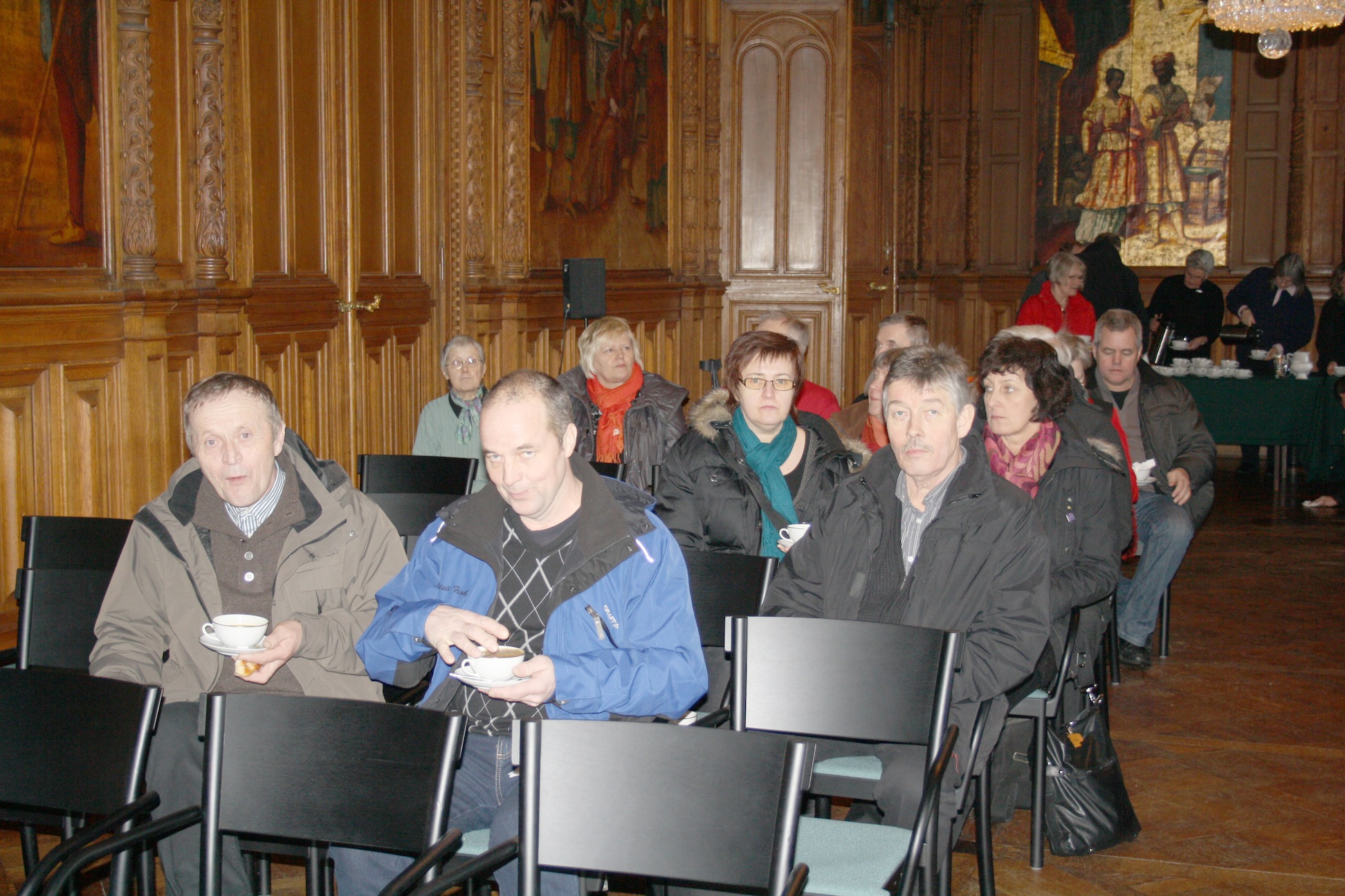 Föglö Hembygdsförenings besök på Slottet i Stockholm 23.1.2010.