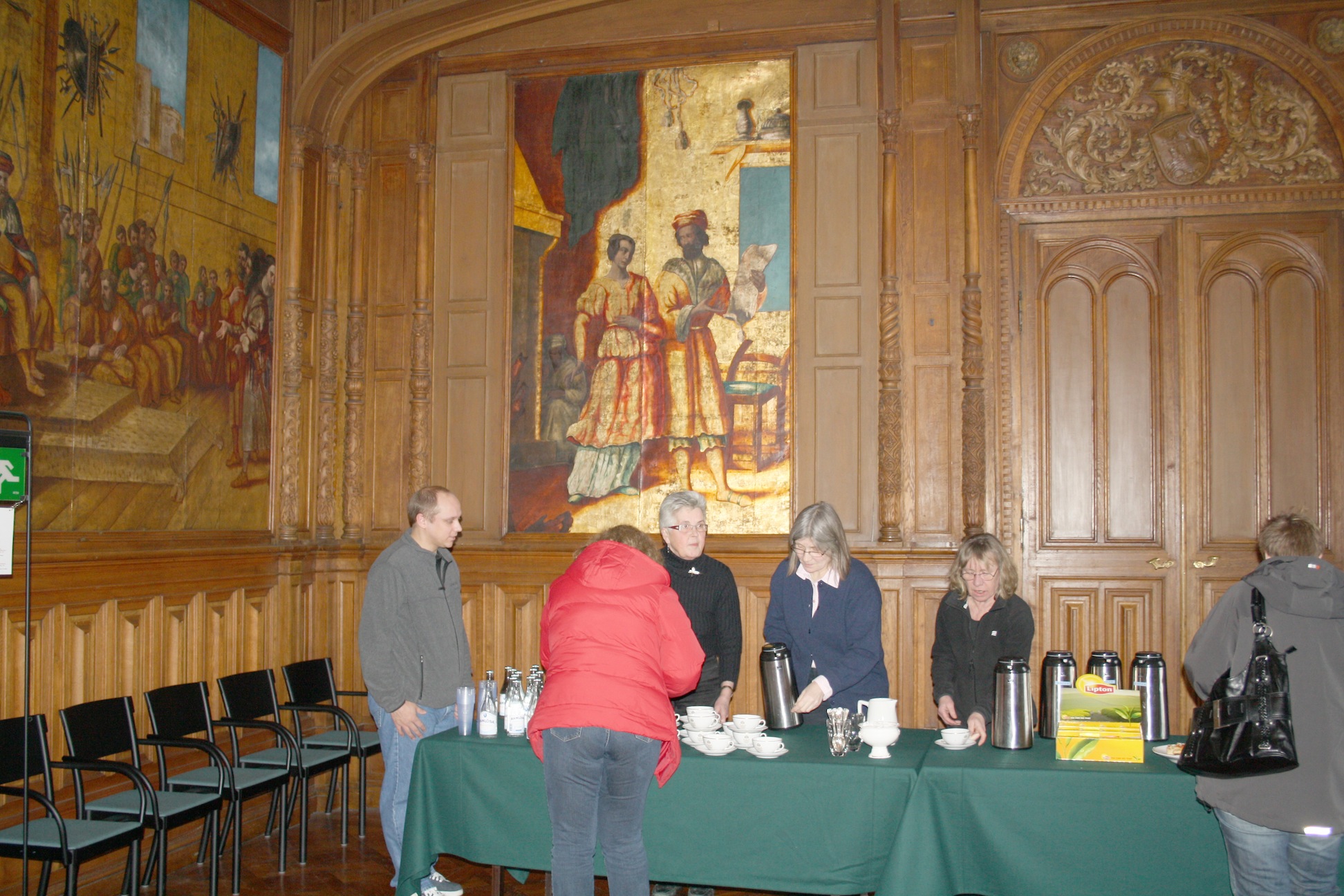 Föglö Hembygdsförenings besök på Slottet i Stockholm 23.1.2010.