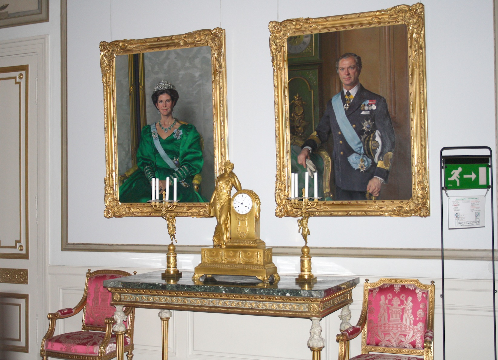 Föglö Hembygdsförenings besök på Slottet i Stockholm 23.1.2010.