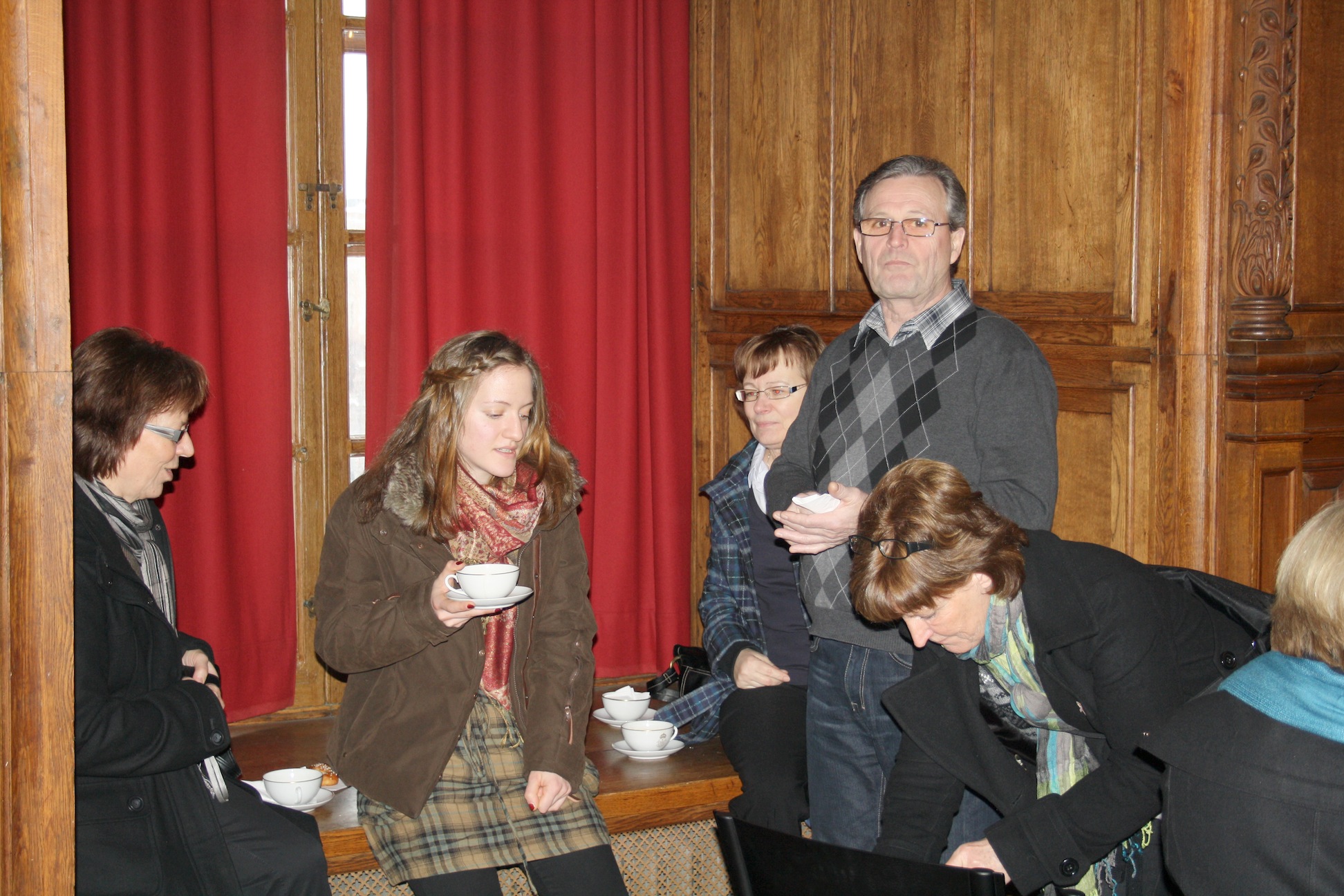 Föglö Hembygdsförenings besök på Slottet i Stockholm 23.1.2010.