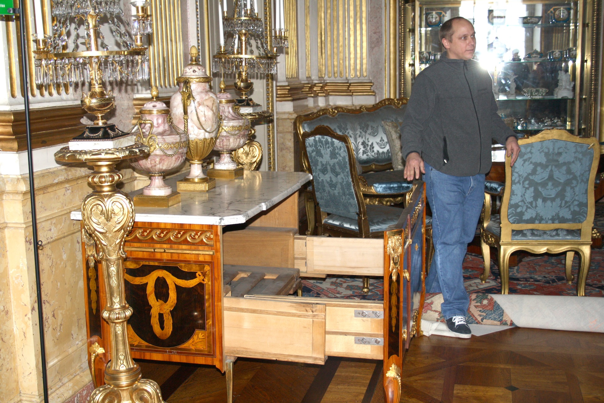 Föglö Hembygdsförenings besök på Slottet i Stockholm 23.1.2010.