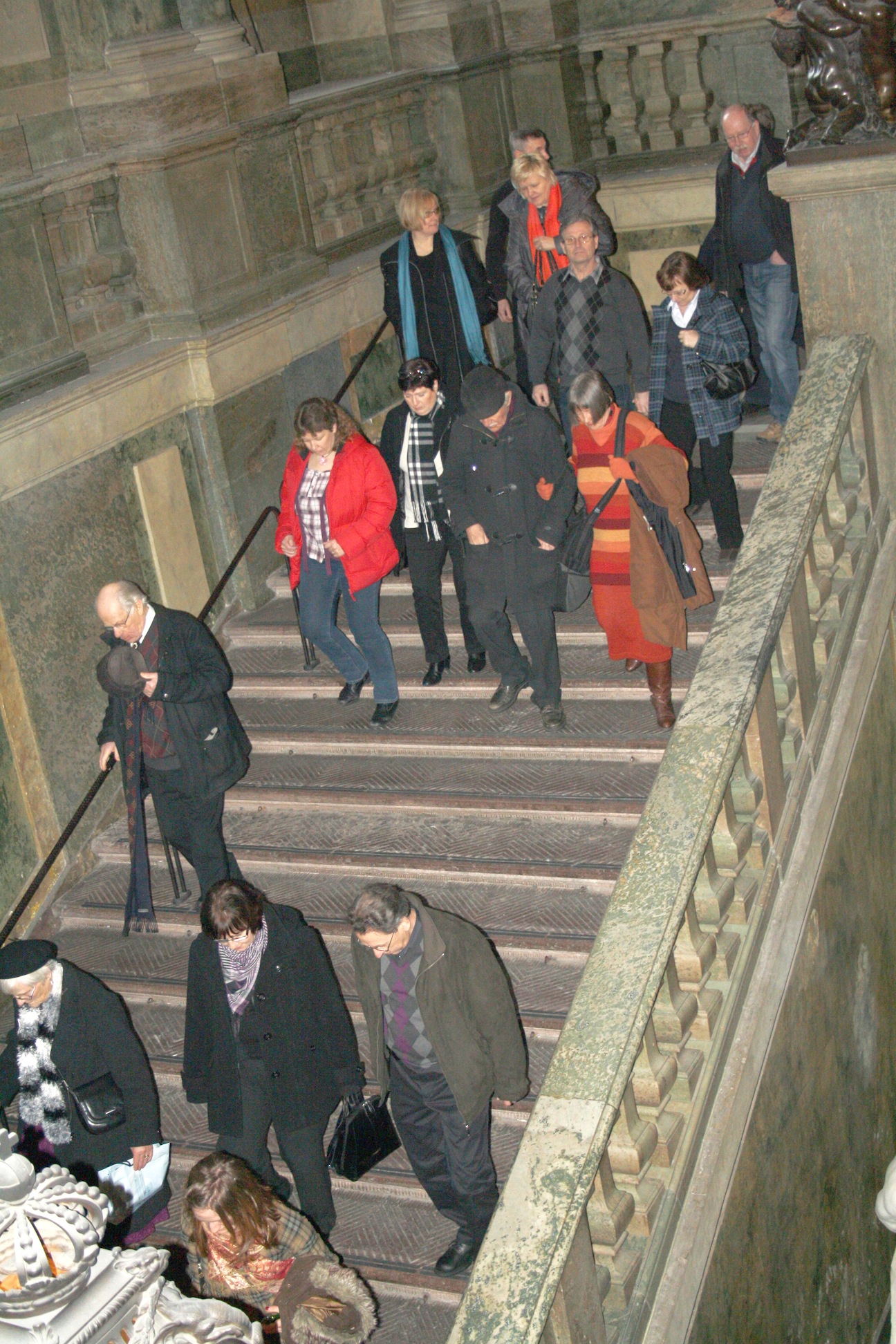 Föglö Hembygdsförenings besök på Slottet i Stockholm 23.1.2010.