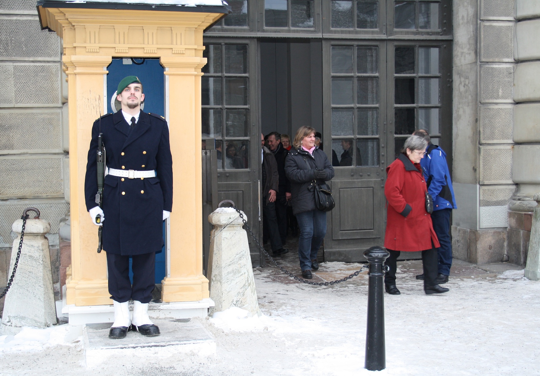 Föglö Hembygdsförenings besök på Slottet i Stockholm 23.1.2010.