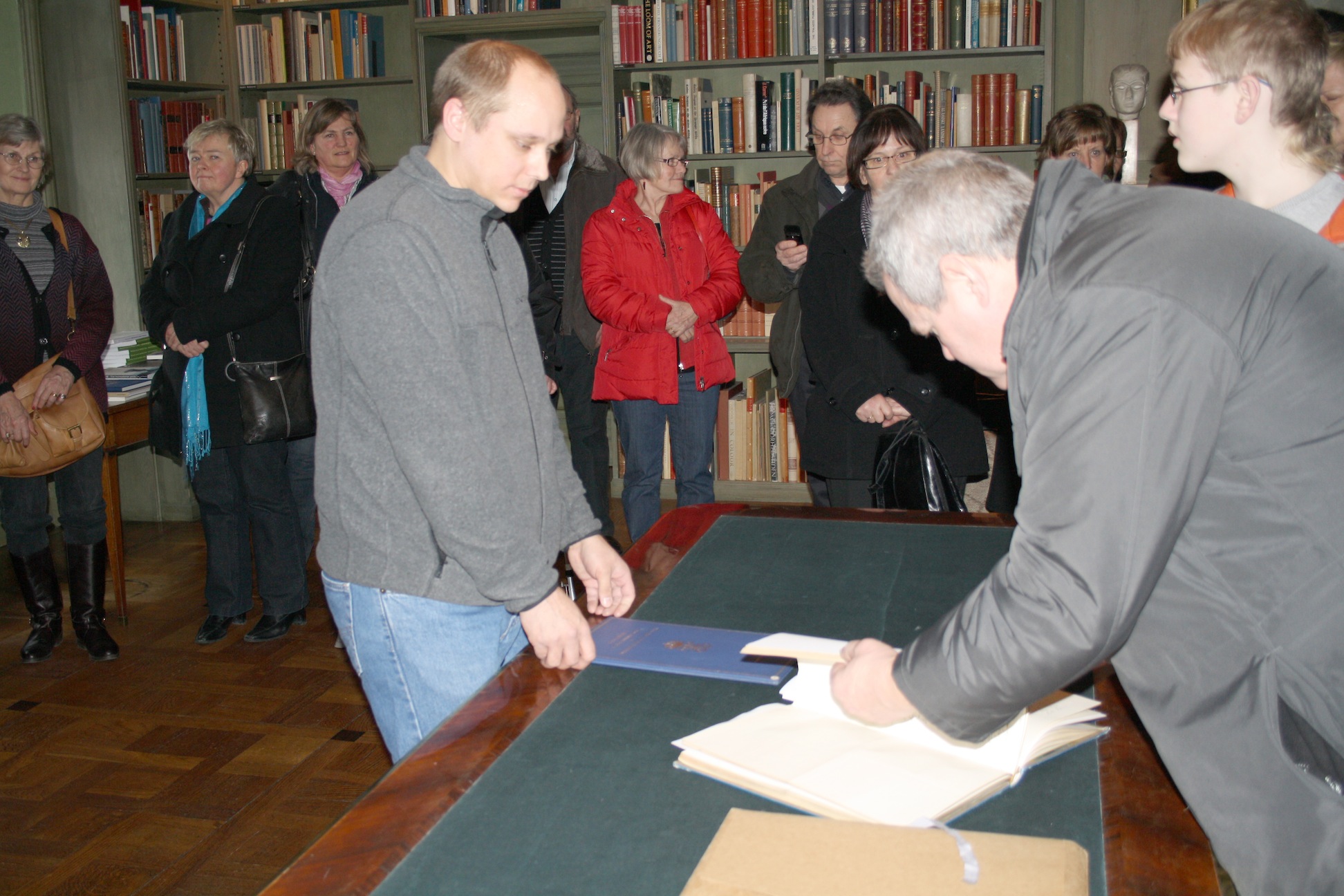 Föglö Hembygdsförenings besök på Slottet i Stockholm 23.1.2010.