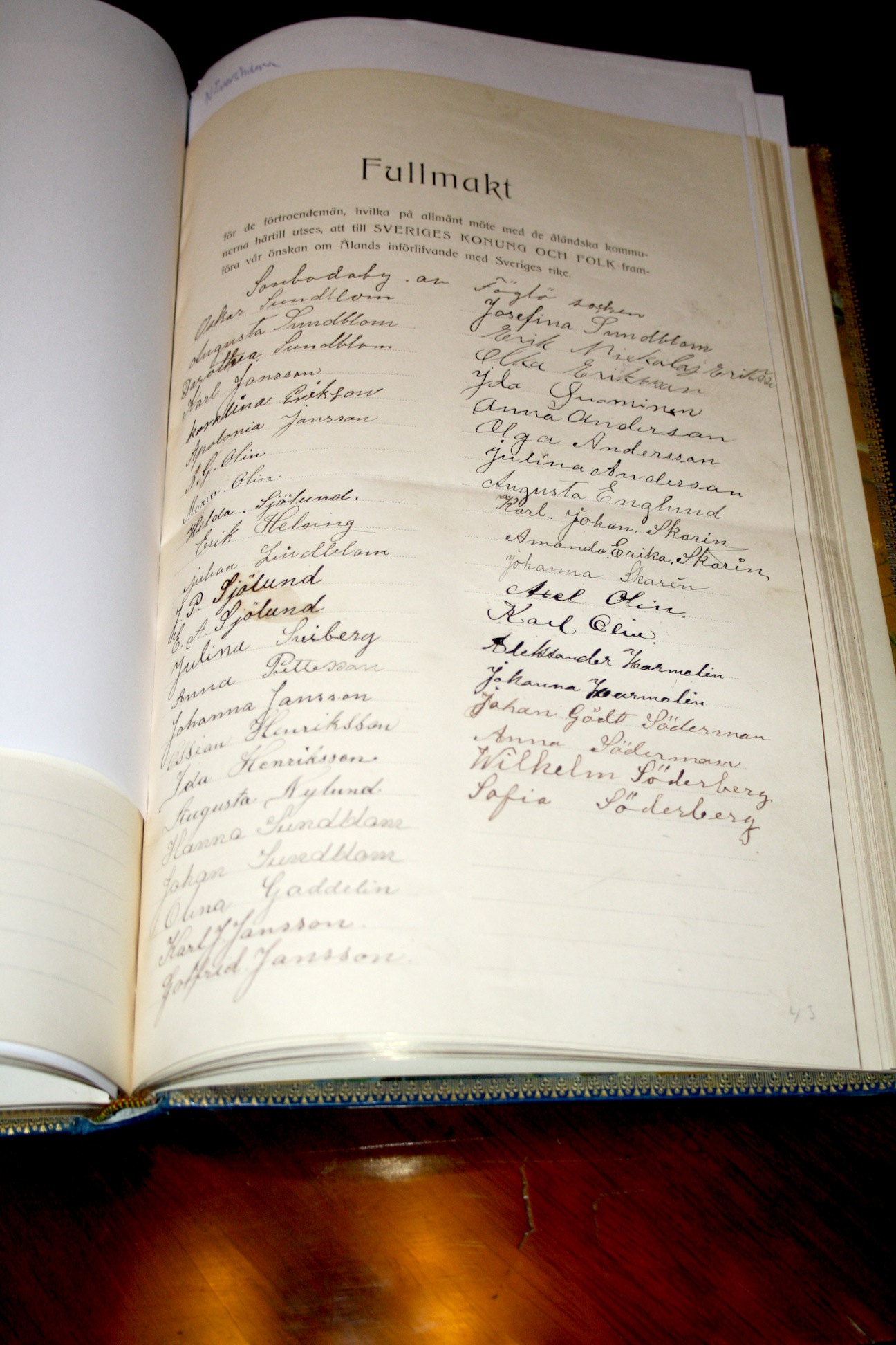 Föglö Hembygdsförenings besök på Slottet i Stockholm 23.1.2010.